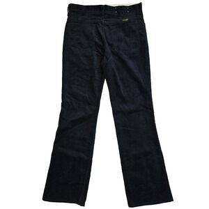 Vintage Wrangler Corduroy Pants Men's 32 X 31 Dark Blue Med Rise USA W Pockets